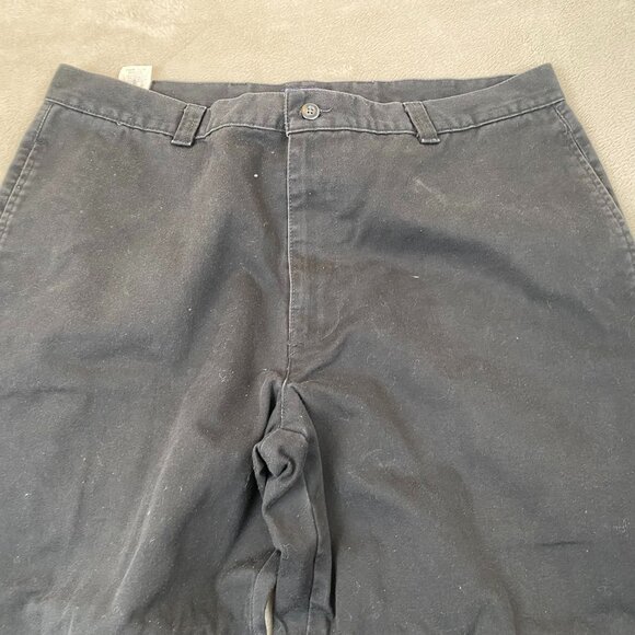 Dockers Mens Khakis 36x32 Black Pants 100% Cotton Casual Trousers Straight Leg - Picture 11 of 15